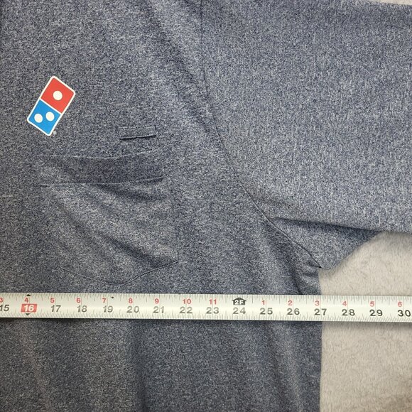 Dominos Gear Employee Uniform Shirt Mens 2XL XXL Polo Shirt Short Sleeve - Picture 5 of 11